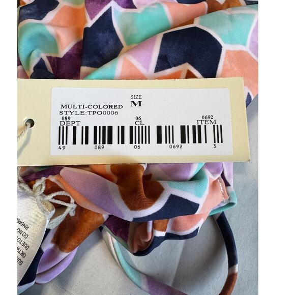 Tori Praver Seafoam Geometric Print One-Piece Swimsuit – Size M (NWT) - Picture 5 of 6